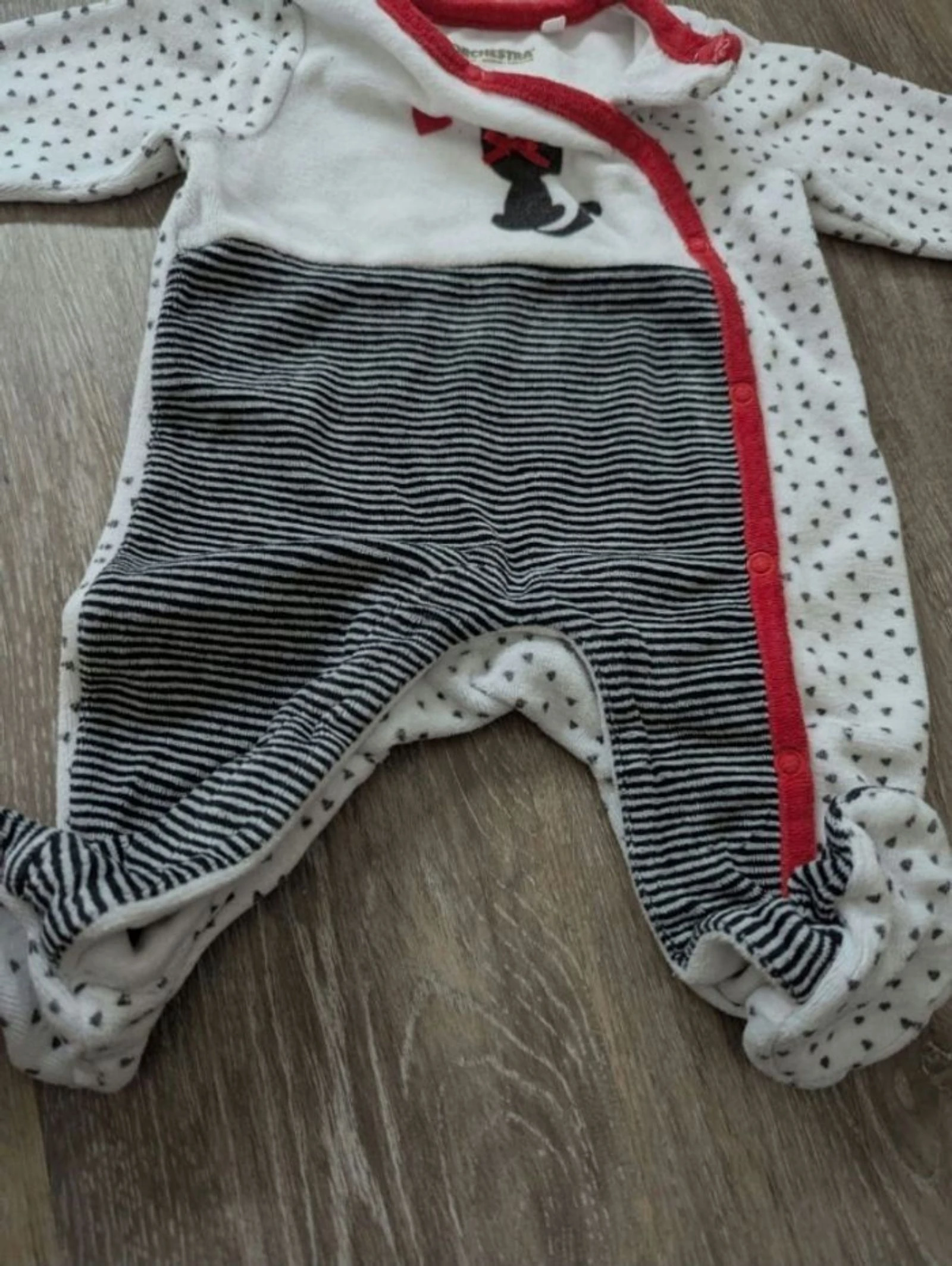 Pijama de terciopelo 1 mes – photo 3